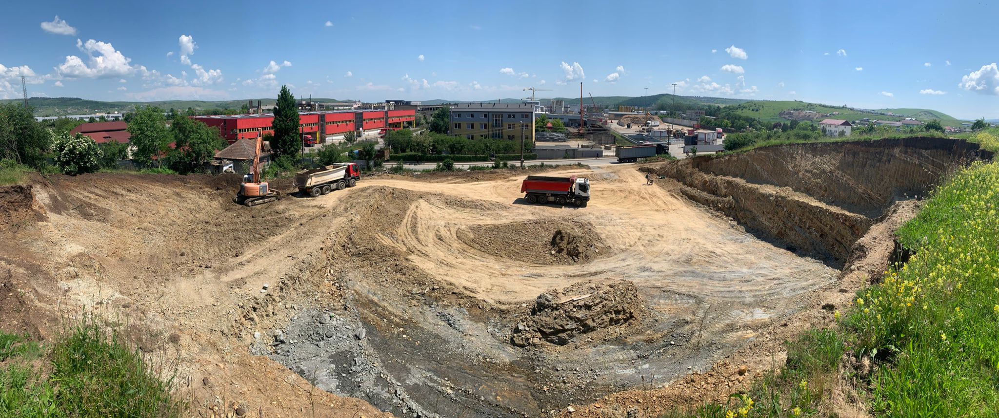 firma de constructii drumuri cluj santier